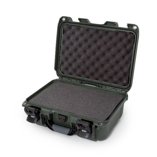 Case Nanuk 915 Olive with TSA PowerClaw Latch & Cubed Foam