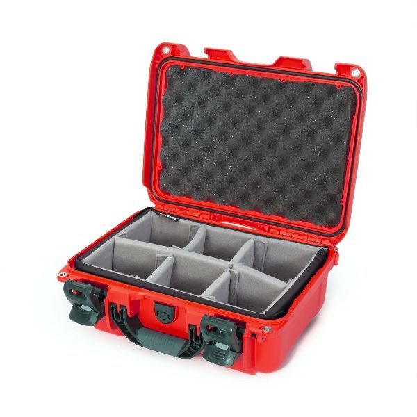 Case Nanuk 915 Red with TSA PowerClaw Latch & Dividing Pad