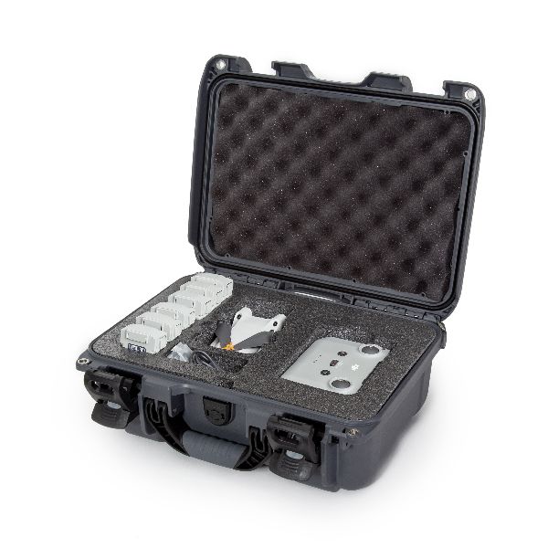 Case Nanuk 915 Graphite with Pre-Cut DJI Mini 3 Pro Fly More Foam