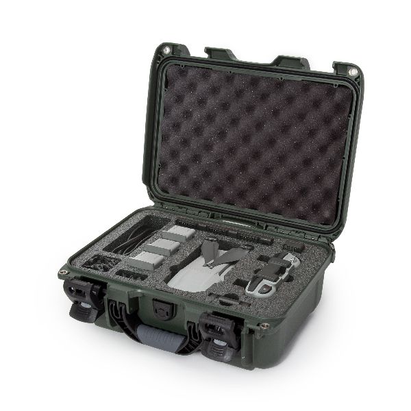 Mallette Nanuk 915 Olive avec Mousse Pré-Coupé pour DJI Mavic Air 2 Flymore Combo