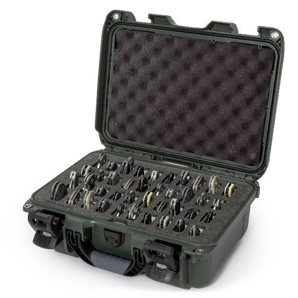 Case Nanuk 915 Olive with Pre-Cut 40 Knives Foam