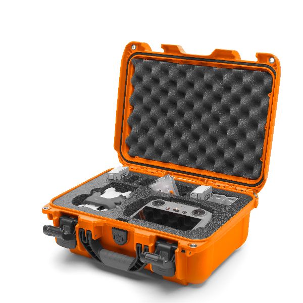 Mallette Nanuk 915 Orange avec Mousse Pré-Coupé pour DJI Mini 4 Pro Fly More
