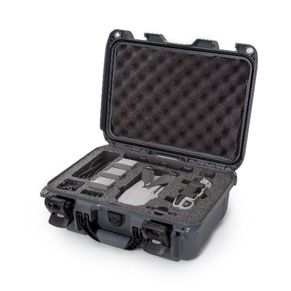 Mallette Nanuk 915 Graphite avec Fermoirs TSA PowerClaw Mousse Pré-Coupé pour DJIMavic Air2 Flymore