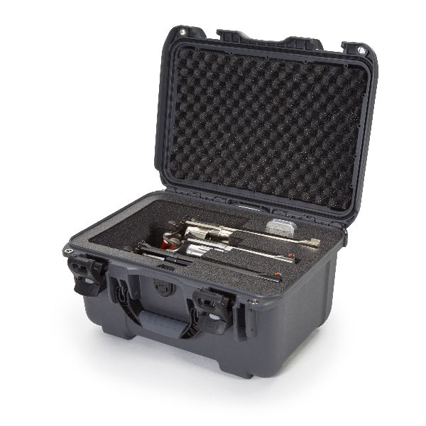 Case Nanuk 918 Graphite with 3 Up Revolver Foam