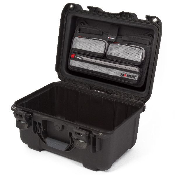 Case Nanuk 918 Black with TSA PowerClaw Latch & Lid Organizer