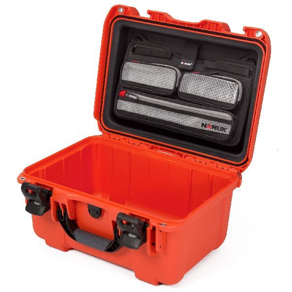 Mallette Nanuk 918 Orange avec Fermoirs TSA PowerClaw et Organisateur de Couvercle