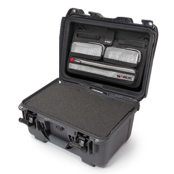 Case Nanuk 918 Graphite with TSA PowerClaw Latch, Cubed Foam & Lid Organizer