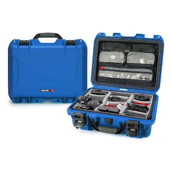Case Nanuk 920 Blue with Dividing Pad & Lid Organizer