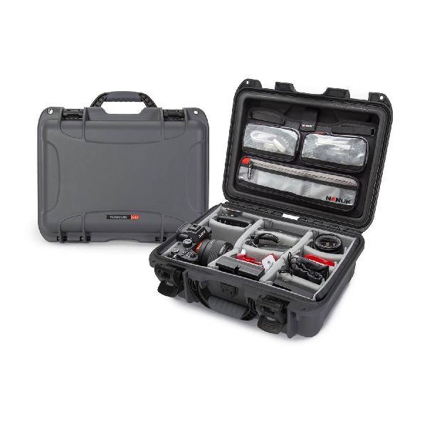 Case Nanuk 920 Graphite with Dividing Pad & Lid Organizer