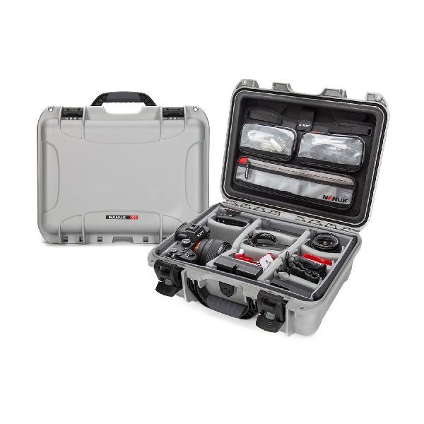 Case Nanuk 920 Silver with Dividing Pad & Lid Organizer