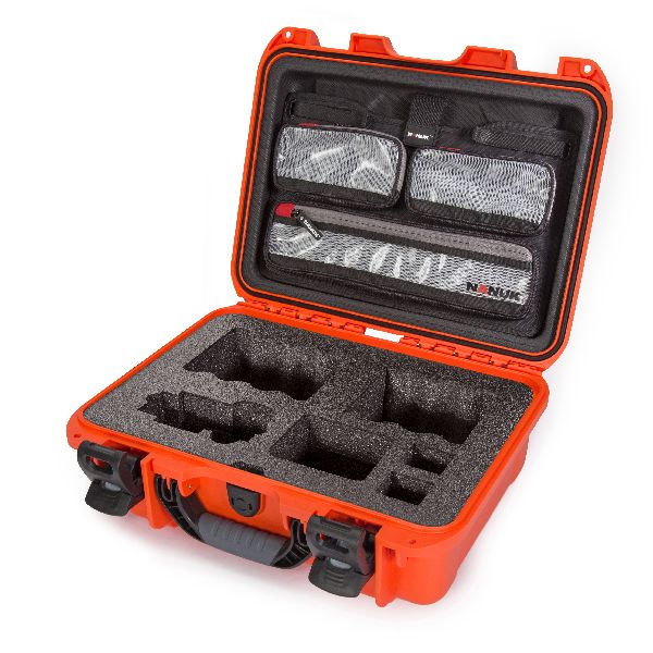 Case Nanuk 920 Orange with Sony A7R, A7S et A9 Foam & Lid Organizer