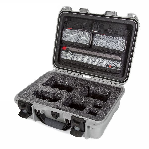 Case Nanuk 920 Silver with Sony A7R, A7S et A9 Foam & Lid Organizer