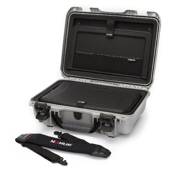 Case Nanuk 923 Silver with TSA PowerClaw For Laptop
