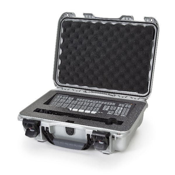 Case Nanuk 923 Silver with TSA PowerClaw Latch and Blackmagic Design Atem Mini Extreme Iso
