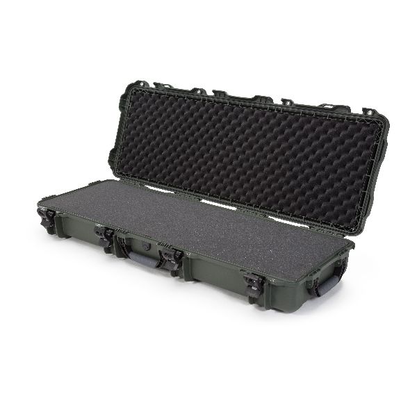 Case Nanuk 990 Olive with TSA PowerClaw, Wheels & Cubed Foam