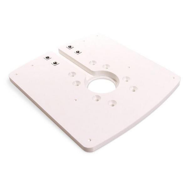 Radar plate - white - open array & dome radar - Furuno 1942/JRC 24"/Simrad DX64S/Sitex T761