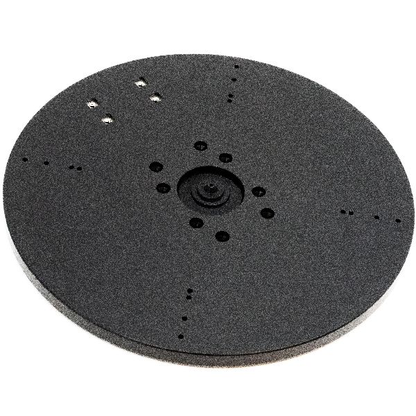 Radar plate - black - satellite dome