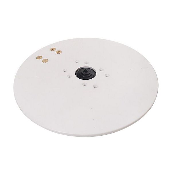 Radar plate - white - satellite dome