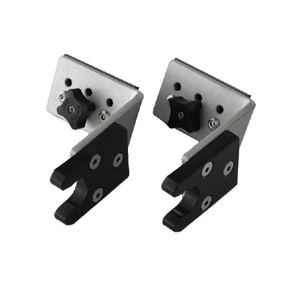 Deluxe 60 degree Jac Marine pole mount inside boat with quick release for rail