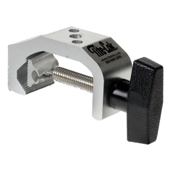 Small clamp mount for rod holder