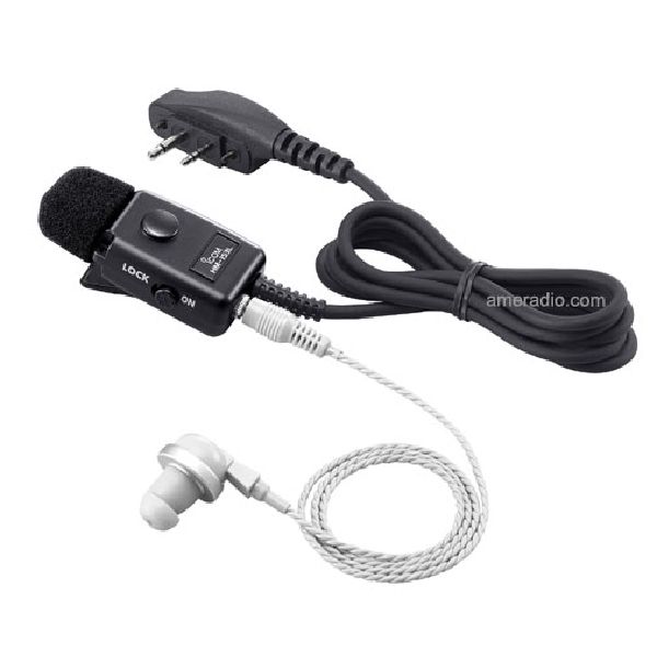 HM-153LS Earphone Microphone W/L Type Connector For ID-31A/ ID-51A