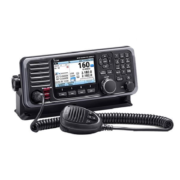 Fixed mount HF marine transceiver