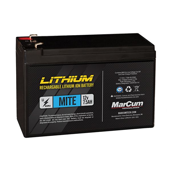 Lithium 12V 7.5AH Li-ion Mite Battery