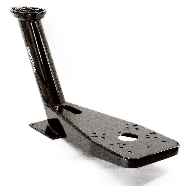 23.75" Tapered mast, aft lean, double, black for open array