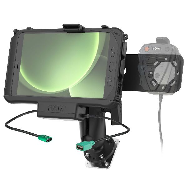 Aina PTT Voice Responder Vehicle Bundle for Samsung Tab Active5