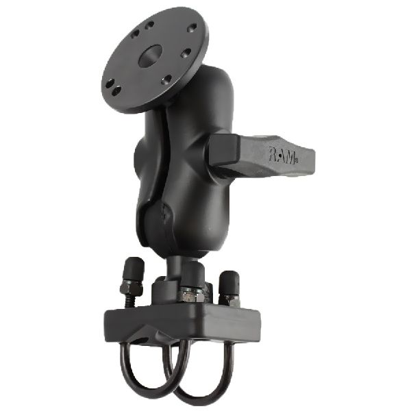 Double U-Bolt Rail Mount for Smaller Rails - C Size Short