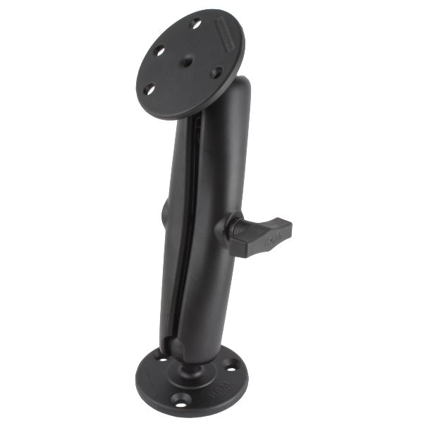 Support à double boule avec grandes plaques rondes