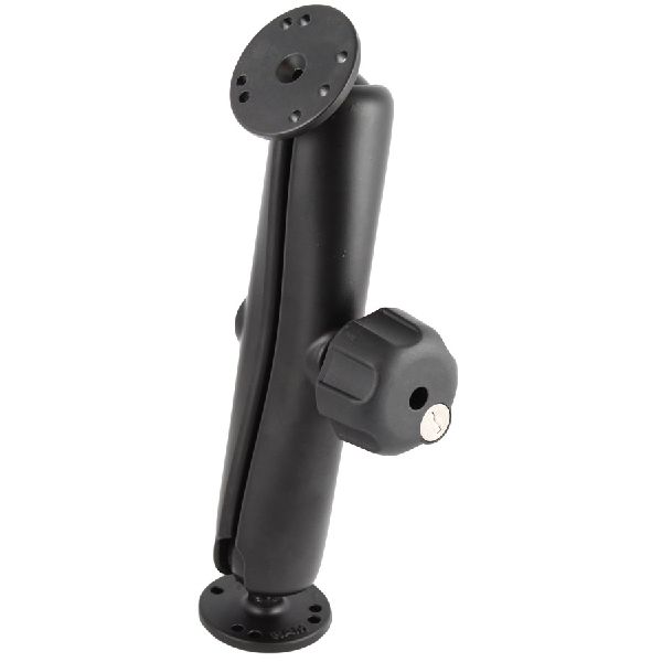 Double Ball Mount with Key Lock Knob - C Size Long