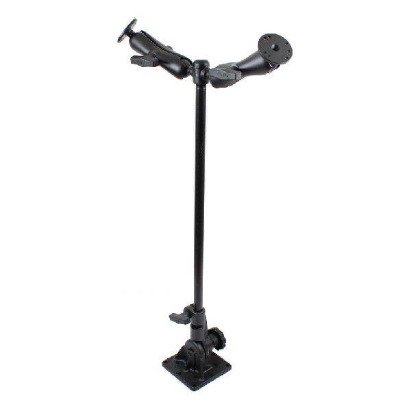 Pedestal Mount with 24" Pipe and Two Double Ball Mounts