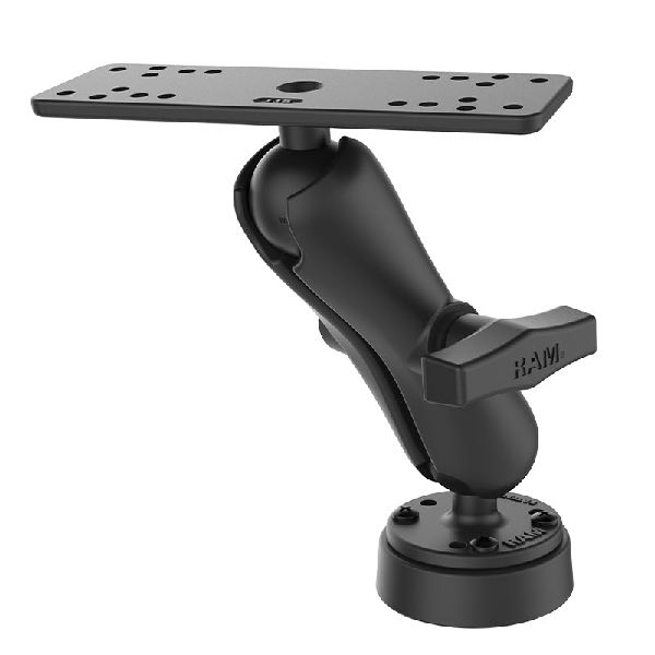 Support électronique marin à perçage avec gestionnaire de câbles