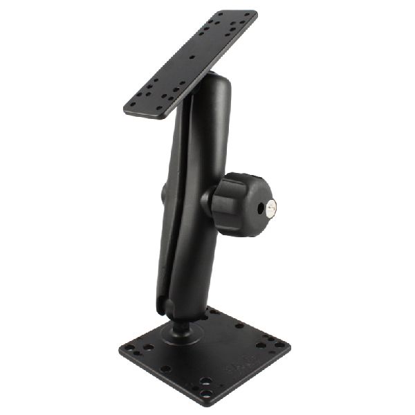 Support à double rotule verrouillable avec plaque VESA 100 x 100 mm - Taille C longue