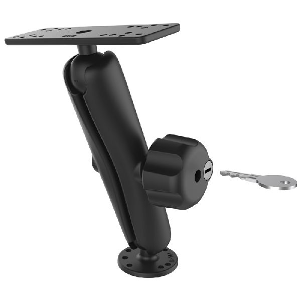 Support électronique marin universel avec bouton de verrouillage à clé