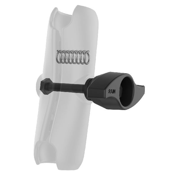 Quincaillerie métallique à bouton, boulon et ressort pour bras à douille de taille C