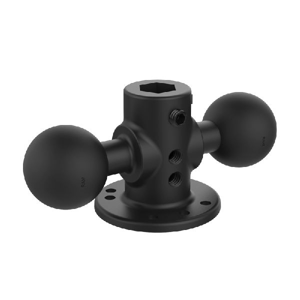 Adaptateur à double boule avec base ronde - Taille C