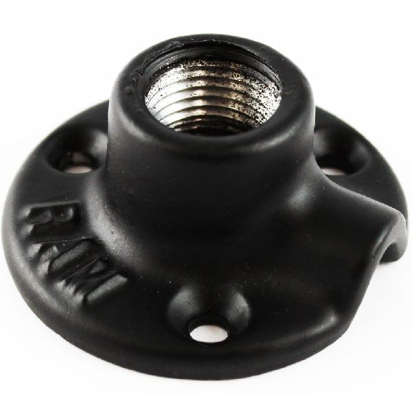 90-Degree 1/2" NPT Threaded Hole with Round Base