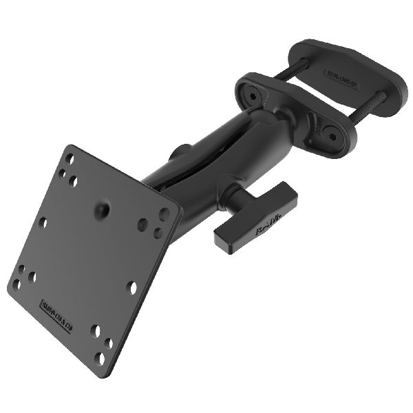 2.5" Square Post Clamp Mount with 100x100mm VESA Plate
