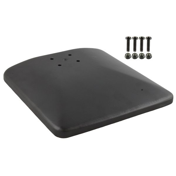 Base lestée en aluminium de 9" x 9" avec motif de trous AMPS