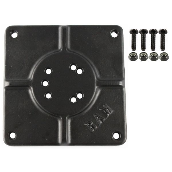 Base plate 6" x 6" avec motif de trous AMPS