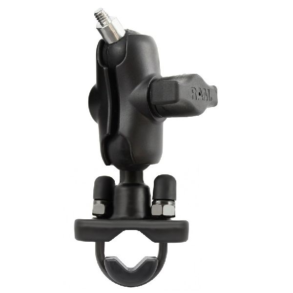 1" Double Ball U-Bolt Mount with Short Arm and Male 1/4"-20 Threaded Ball Adapter