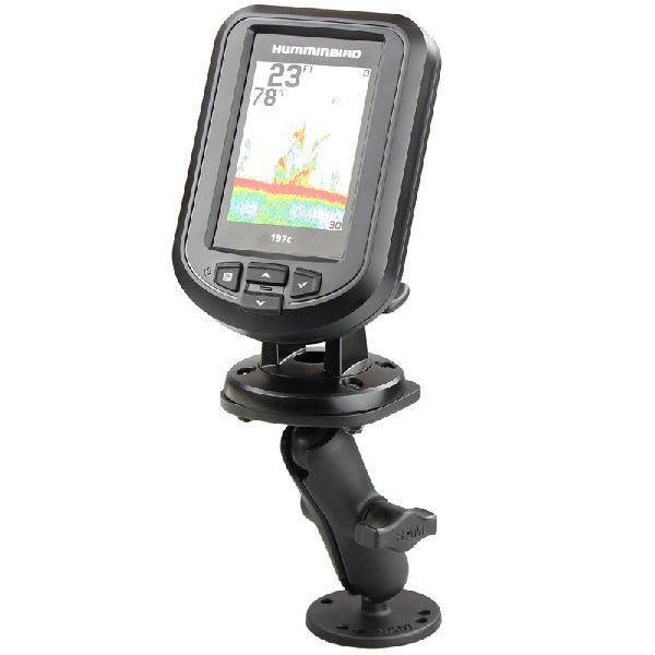 Drill-Down Double Ball Mount for Humminbird Piranha + More