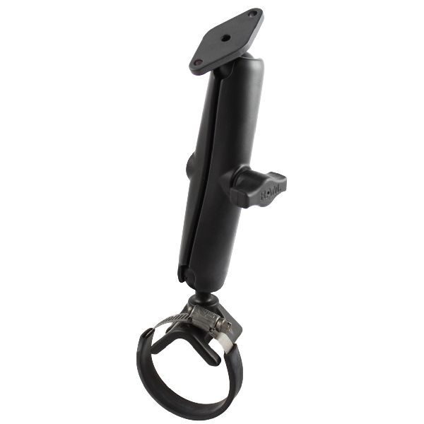 Collier de serrage à double boule 2" - 3" avec plaque diamantée - Long