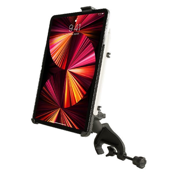 Yoke Clamp Mount for iPad Pro 11" 1-4 Gen, Air 4, 5 & 11" (M2 & M3)