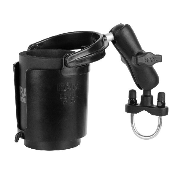 Level Cup 16oz Drink Holder with U-Bolt Base - 1" - 1.25" Rails
