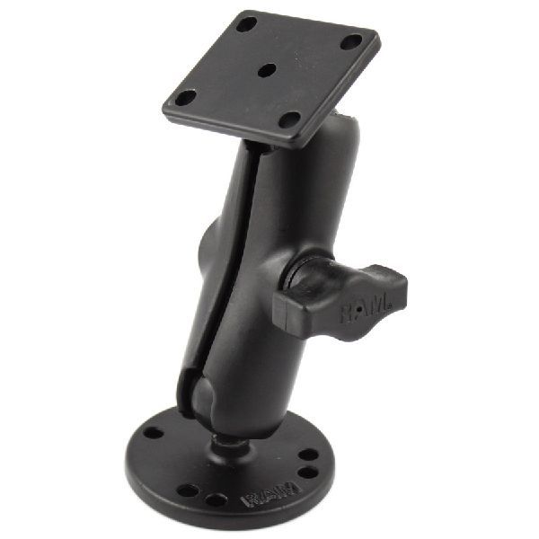 Drill-Down Double Ball Mount with Rectangle AMPS Plate - Medium
