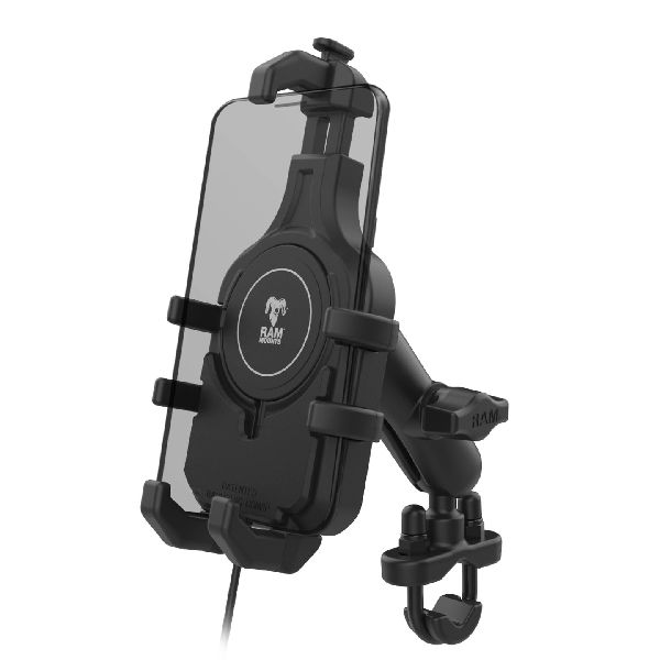 Quick-Grip™ Pro Phone Handlebar Mount with Qi2 15W Wireless Charger