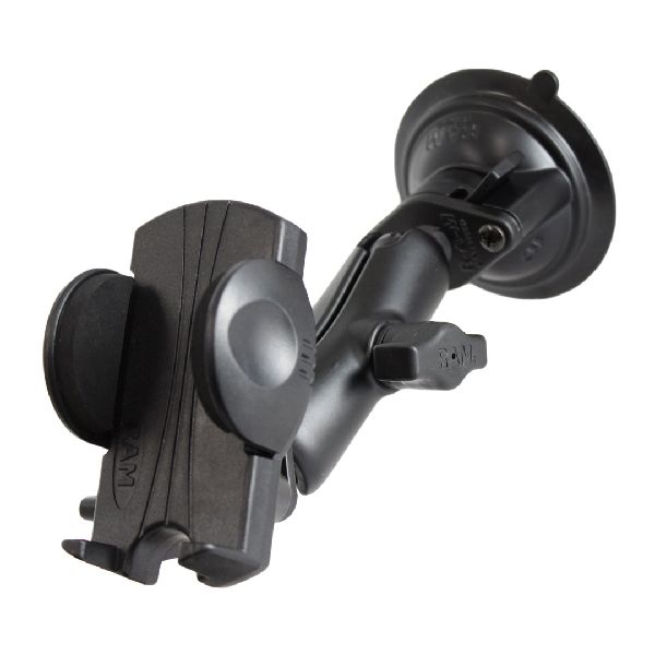 Twist-Lock Suction Cup Mount with Universal Phone Holder